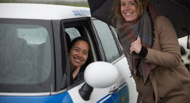 mobiele slipbaan rijschool