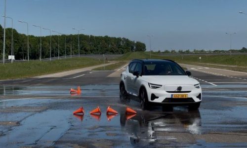 remwegdemo gesponsord door volvo